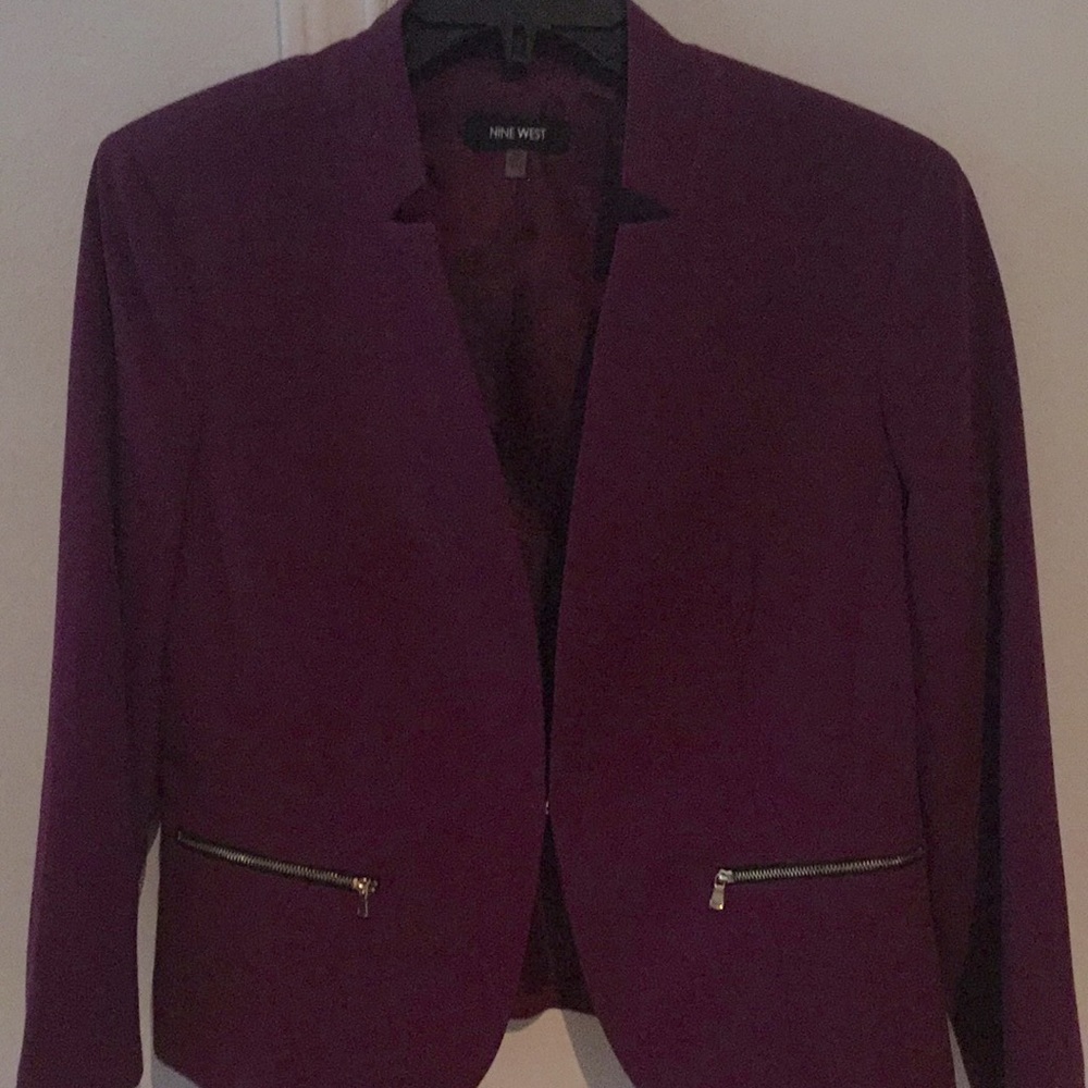 Blazer size 14 burgundy